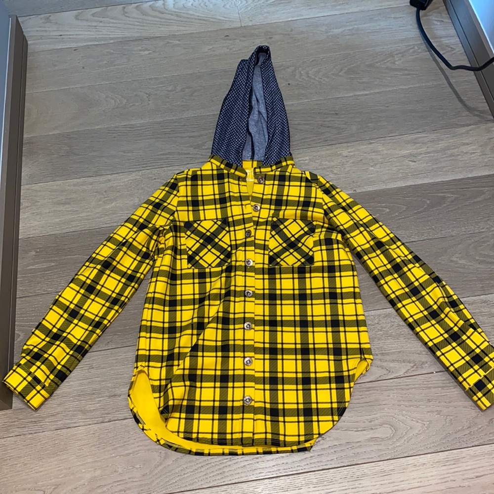 Celestial Bodiez Plaid Hoodie